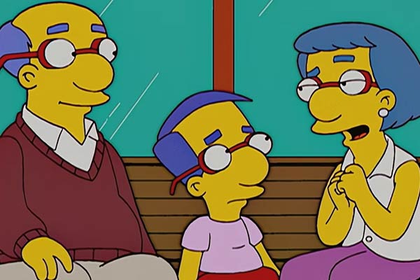 The Van Houtens in The Simpsons