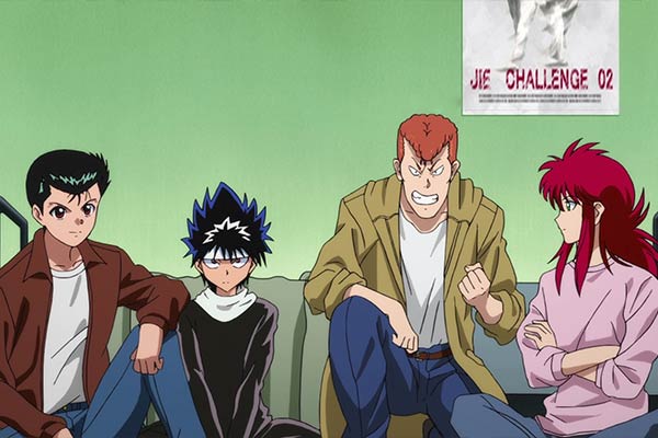 Team Urameshi in Yu Yu Hakusho