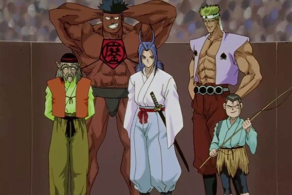 Team Uraotogi in Yu Yu Hakusho