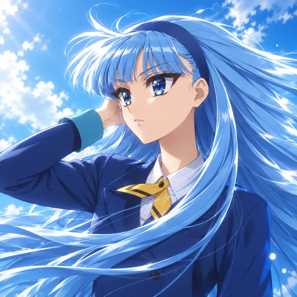 Umi Ryuuzaki in Magic Knight Rayearth