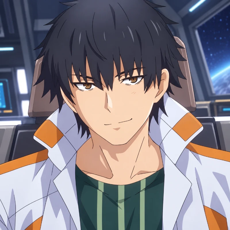 Takahiro Satou in Reborn as a Space Mercenary
