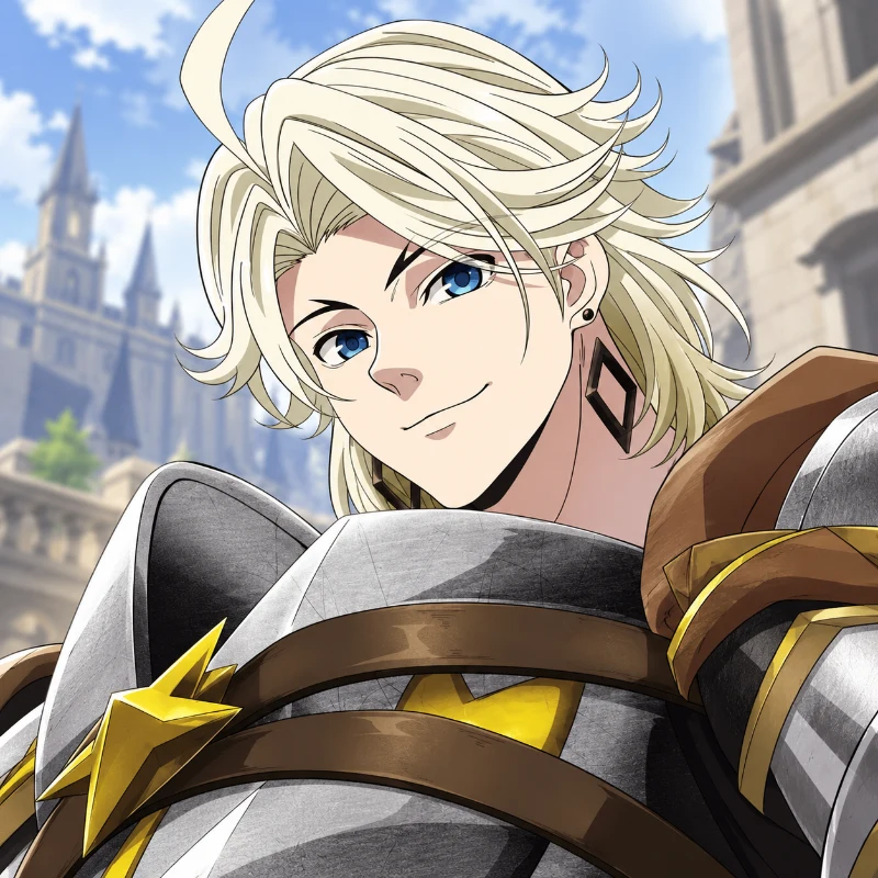 Elymas Edvaughn dans The Exiled Heavy Knight Knows How to Game the System