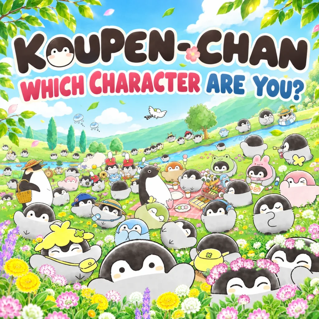Koupen-chan character personality quiz