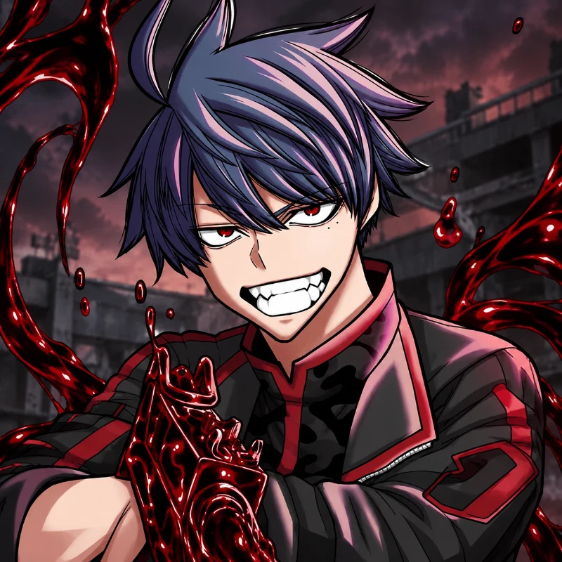 Shiki Ichinose in Tougen Anki: Nikko Kegon Falls Arc