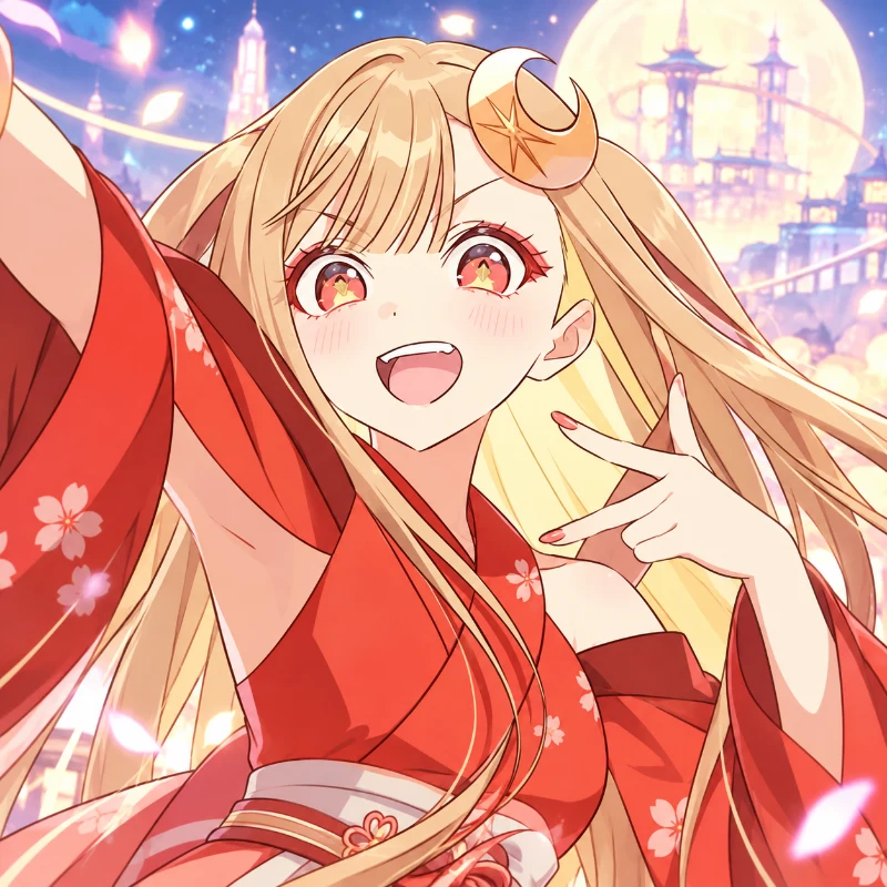 Kaguya in Cosmic Princess Kaguya!