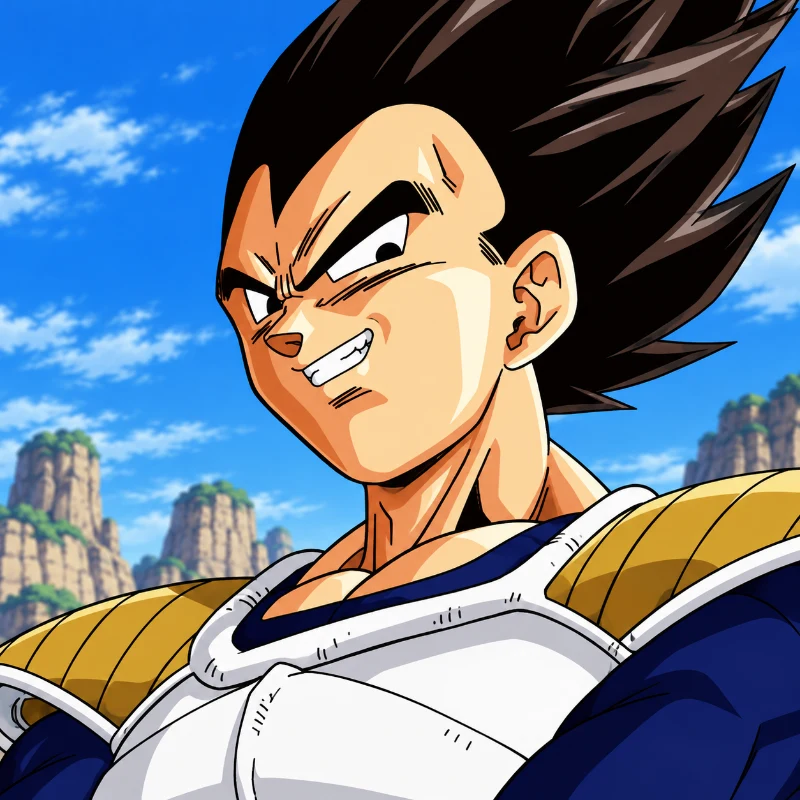 Vegeta en Dragon Ball Super: Beerus