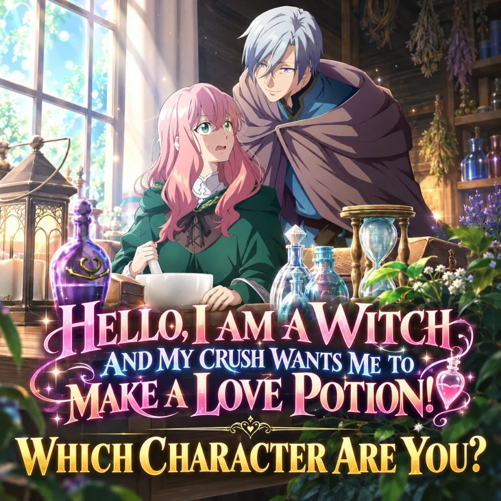 Hello, I am a Witch and my Crush Wants me to Make a Love Potion! character personality quiz