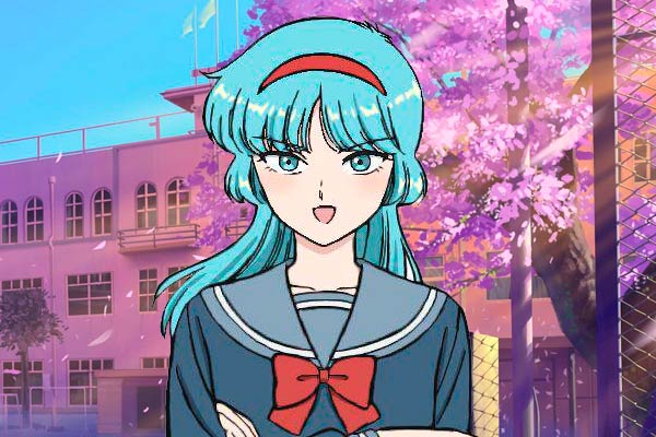Reiko Aokiyama in Ganbare! Nakamura-kun!!