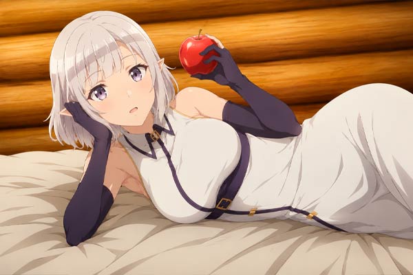 Hakuren in Isekai Nonbiri Nouka
