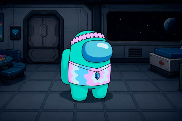 Cyan in Among Us