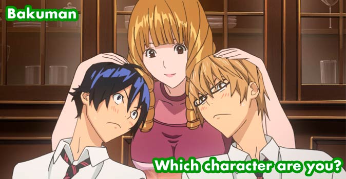 Bem-vindo ao questionário: Qual personagem de Bakuman você é?