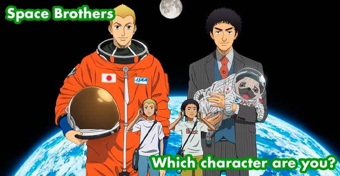 Bem-vindo ao questionário: Qual personagem de Space Brothers você é?
