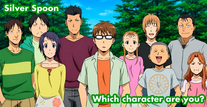 Welcome to Quiz: Which 'Silver Spoon' Character Are You