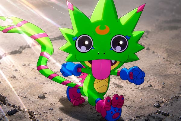 Gekkoumon in Digimon Beatbreak