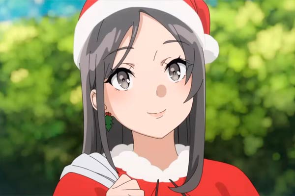 Miniskirt Santa in Rascal Does Not Dream of Santa Claus