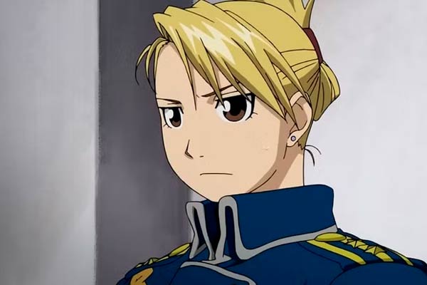 Riza Hawkeye in Fullmetal Alchemist