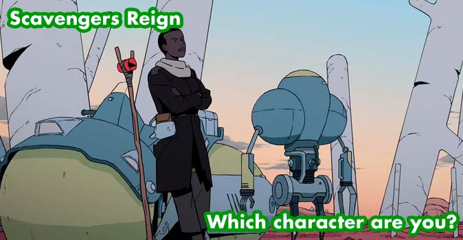 Welcome to Quiz: Which 'Scavengers Reign' Character Are You