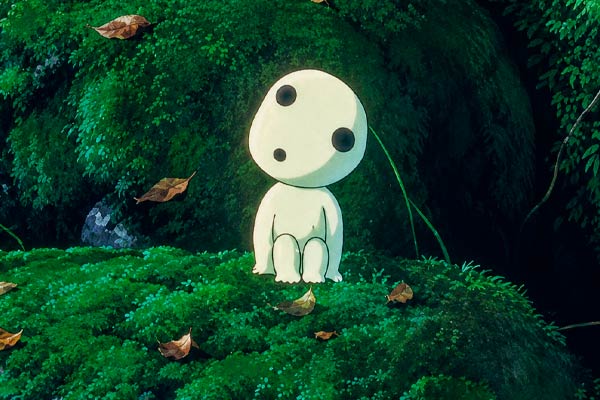 Kodama em Princess Mononoke