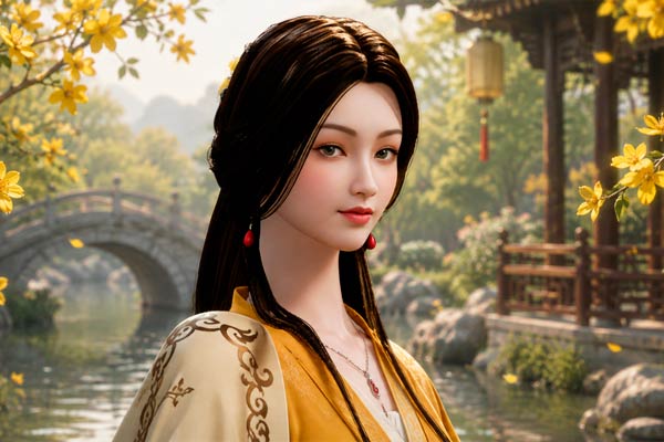 Yuechi Qin in The God of War Dominates